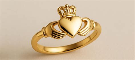 Infographie expliquant les différentes façons de porter la bague Claddagh