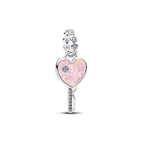 Charm Pandora Violet Opalescent en Argent 925 avec incrustations de pierres semi-précieuses