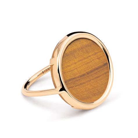 Bague Ginette NY avec œil de tigre