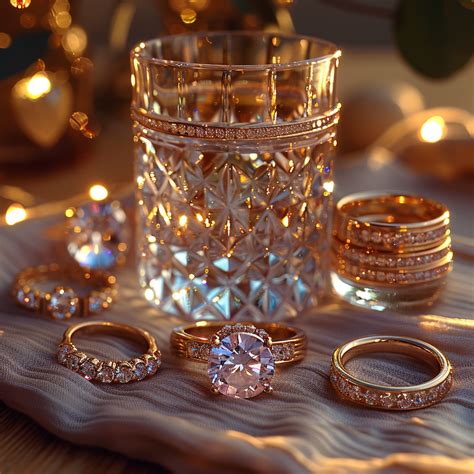 Photographie de différentes pièces de joaillerie réparées et restaurées