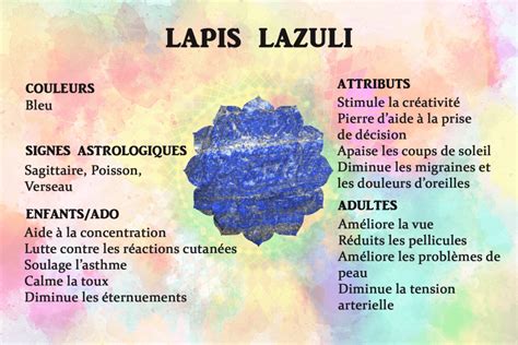 Lapis Lazuli et ses propriétés apaisantes