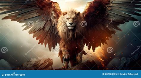 Illustration stylisée d'un lion, d'un serpent et d'un aigle dans des designs de bijoux.