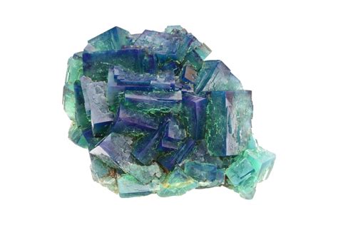 Photographie du Lapis-Lazuli et de la Fluorite