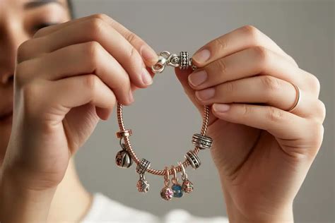 Photo d'un bracelet Pandora rangé dans un écrin