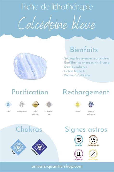Tableau comparatif des propriétés physiques de la calcédoine bleue