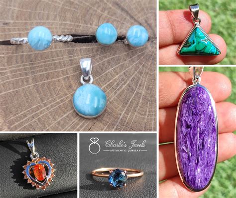 Collection de bijoux uniques en pierres naturelles et métaux précieux