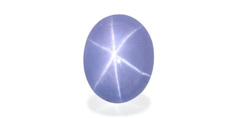 Cristal de Saphir étoilé bleu intense avec une structure visible.