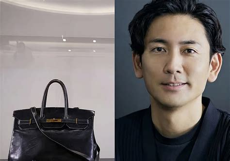 Portrait de Shinsuke Sakimoto, le nouveau propriétaire du premier sac Birkin