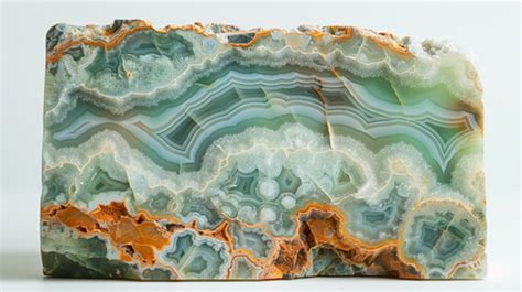 Gros plan sur une pierre d'onyx vert aux reflets profonds
