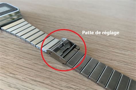 Infographie sur l'entretien des bracelets de montre en métal, incluant le nettoyage et la prévention de la rouille.