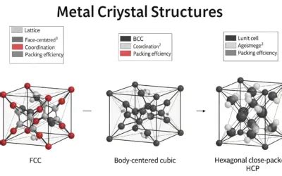 Schéma de la structure cristalline de l'hématite
