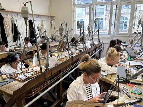 Schéma des différents niveaux de formation proposés par la Haute École de Joaillerie, du CAP au MBA.