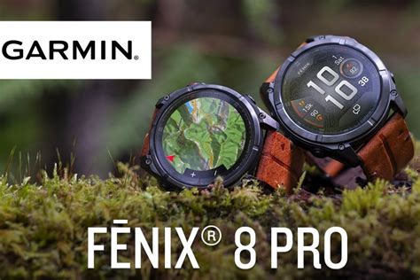 Photo de la Garmin Fenix 8 Pro avec son design robuste et sportif