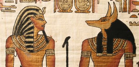 Représentation d'une divinité égyptienne tenant l'ânkh