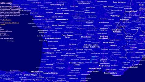 Carte de France mettant en évidence les lieux de fabrication et de vente des bijoux