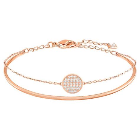 Bracelet chaîne Swarovski avec des cristaux scintillants