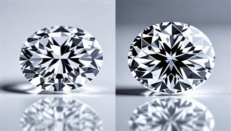 Graphique comparant les diamants naturels et les diamants de laboratoire