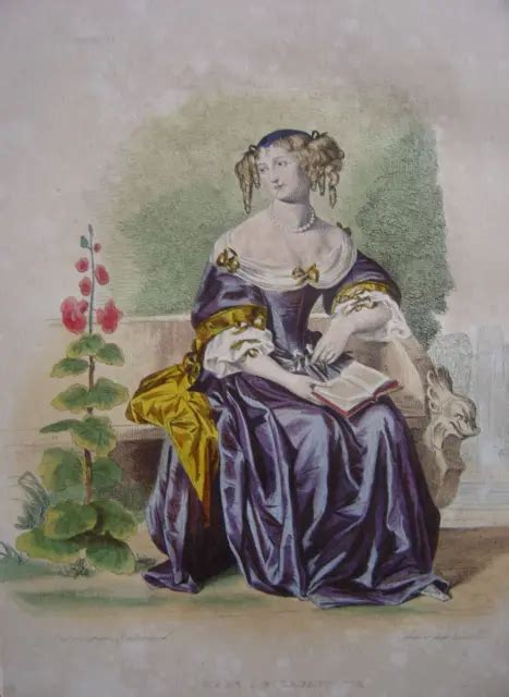 Portrait de Madame de La Fayette, XIXème siècle