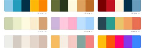 Exemple de palette de couleurs inspirée par un tissu ou une œuvre d'art, présentée sous forme de nuancier.
