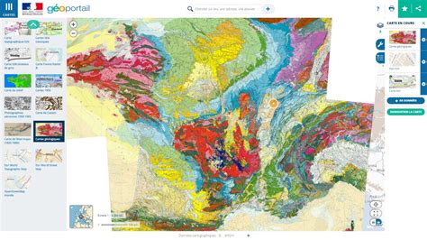 Carte géologique de l'Île d'Elbe montrant les formations granitiques et métamorphiques