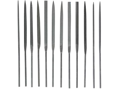 Composition d'un jeu de limes aiguilles de bijouterie avec différentes formes