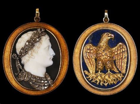 Représentation de Napoléon offrant un bijou glyptique à Joséphine.