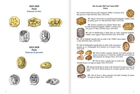 Illustration historique de poinçons médiévaux sur des objets en métaux précieux.