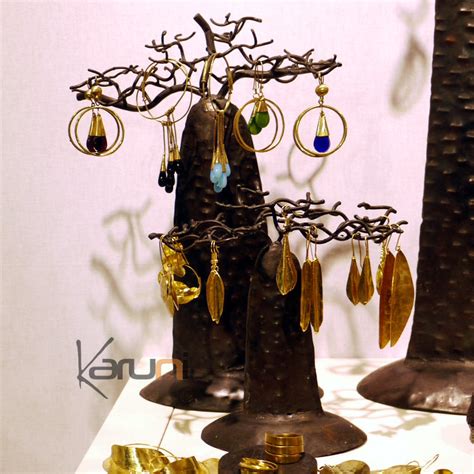 Porte-bijoux baobab modèle classique en métal recyclé