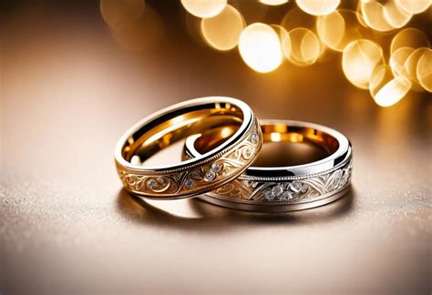 Image d'une alliance personnalisée avec des gravures discrètes.