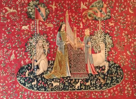 Image d'une section de la tapisserie