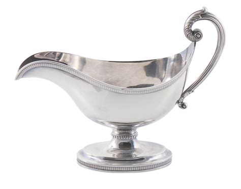Saucière en argent massif, Alphonse Debain