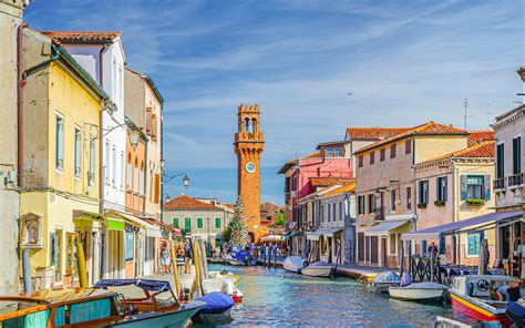 Collage de photos du voyage professionnel en Italie : Venise, Murano, Vicenzaoro