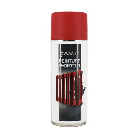 Aérosol de peinture rouge mat