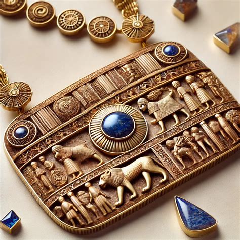 Représentation stylisée de différents symboles ethniques utilisés dans les bijoux anciens