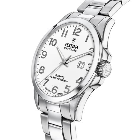 Montre Festina F16170 avec bracelet argenté
