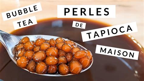 Photo de préparation du Bubble Tea, montrant les perles de tapioca, le thé et les glaçons
