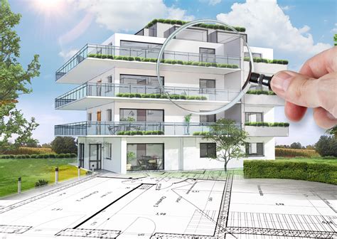 Photo d'un immeuble moderne construit par un promoteur immobilier