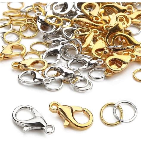 Gamme de perles colorées et de fermoirs pour bracelets