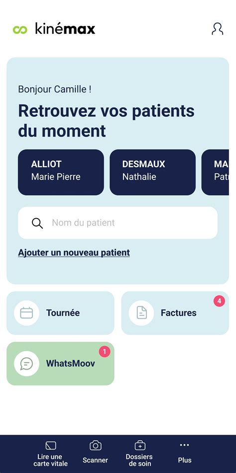 Infographie illustrant le fonctionnement de l'application mobile Topaze Air Kiné avec les fonctionnalités Mobiliti et SmartOrdo.
