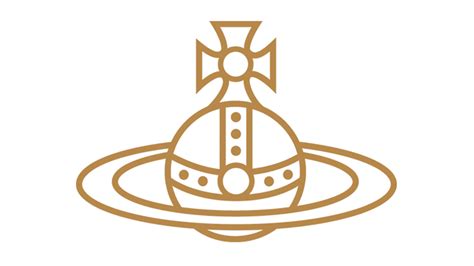 Schéma du logo saturnien du choker Vivienne Westwood avec l'orbe et les anneaux de Saturne