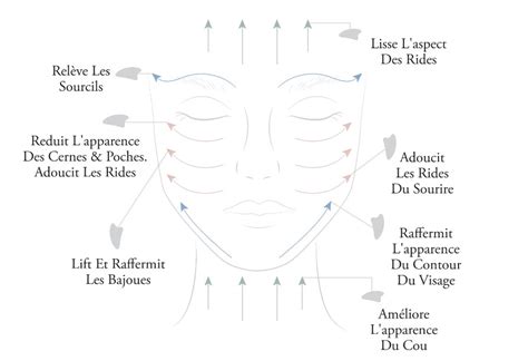 Schéma comparatif montrant les zones d'application et les bénéfices du Gua Sha et du Roll On.