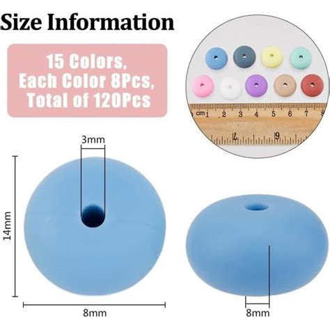 Variété de formes, tailles et couleurs de perles en silicone pour la création