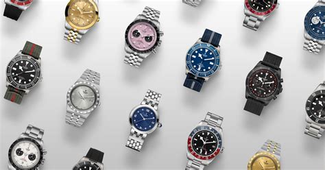 Une collection de montres diverses, incluant des modèles sportifs et classiques.