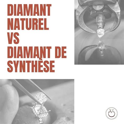 Comparaison entre un diamant naturel et un diamant de synthèse
