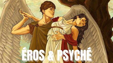 Illustration mythologique d'Aphrodite et Éros