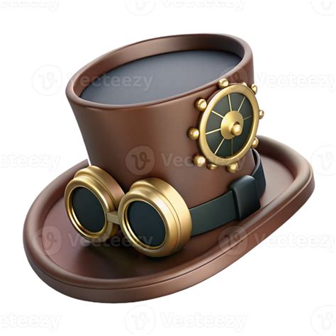 Illustration d'un ensemble de lunettes steampunk avec des engrenages et des détails métalliques