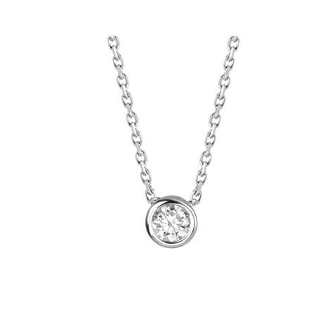 Illustration d'un pendentif diamant clos mettant en valeur la pierre