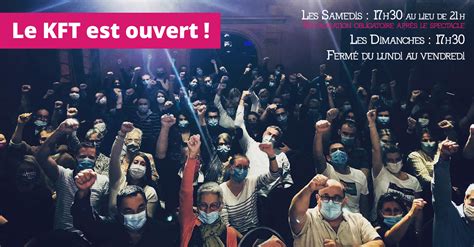 Façade du KFT, café-théâtre à Saint-Galmier