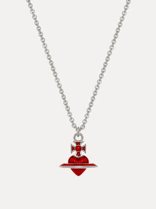 Collier cœur argenté Vivienne Westwood, Fabianna Pendant
