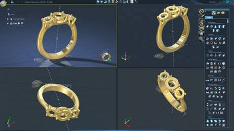 Exemple de bijou complexe réalisé par impression 3D